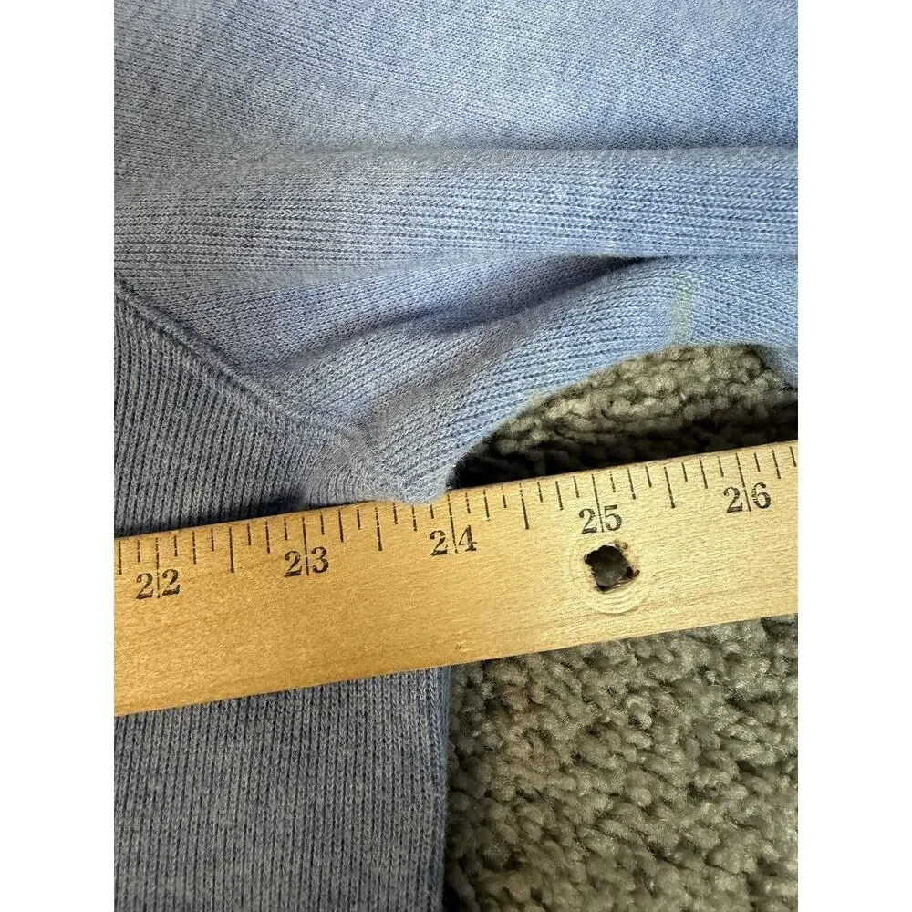 Polo Ralph Lauren Sweater Mens XL Light Blue V-Neck Cotton Tight-Knit Pullover